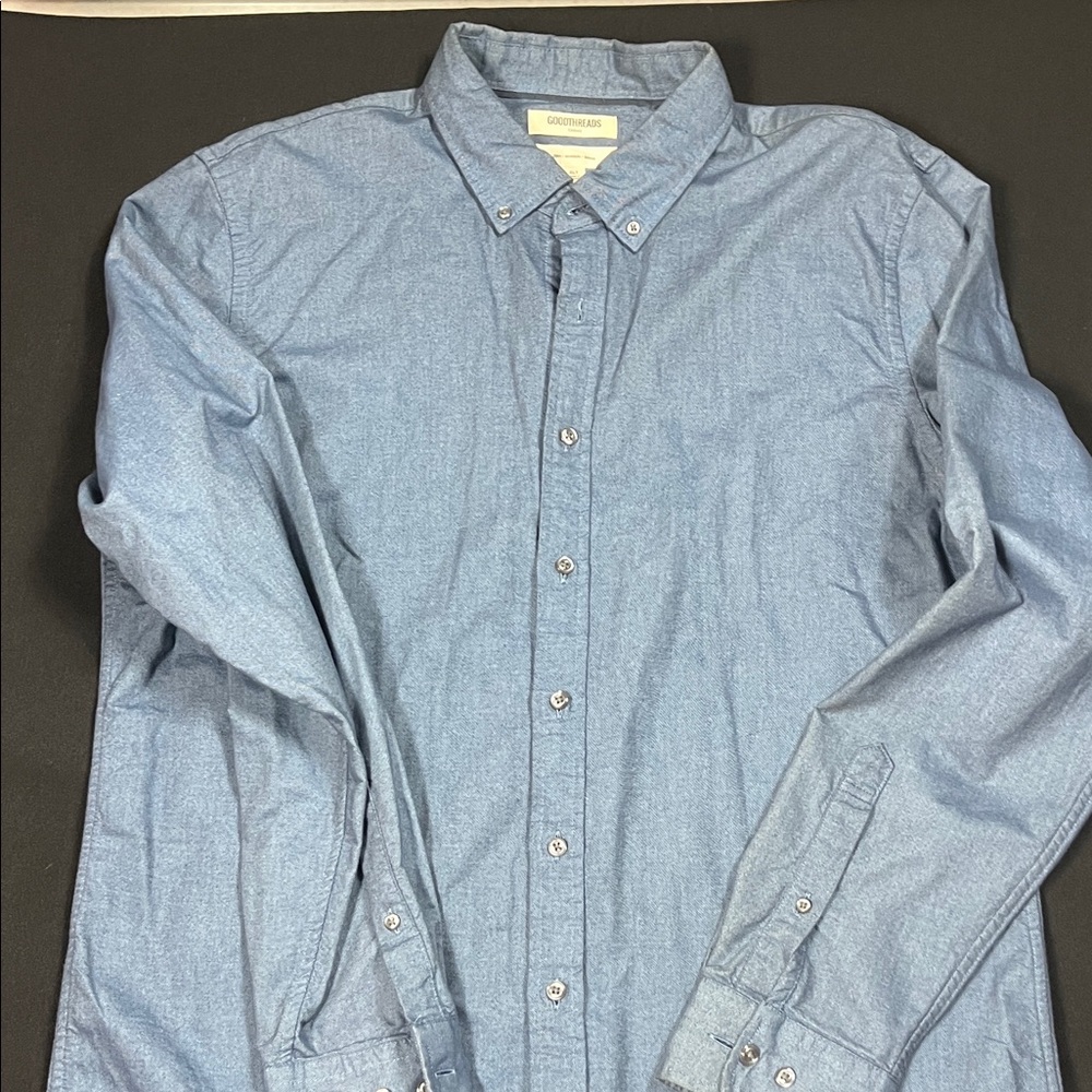 Goodthreads Light Blue Casual Button Down Shirt